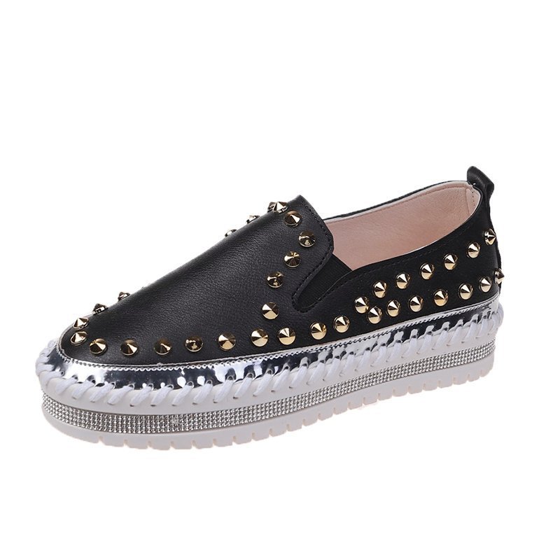 Rivet Flat Sneakers