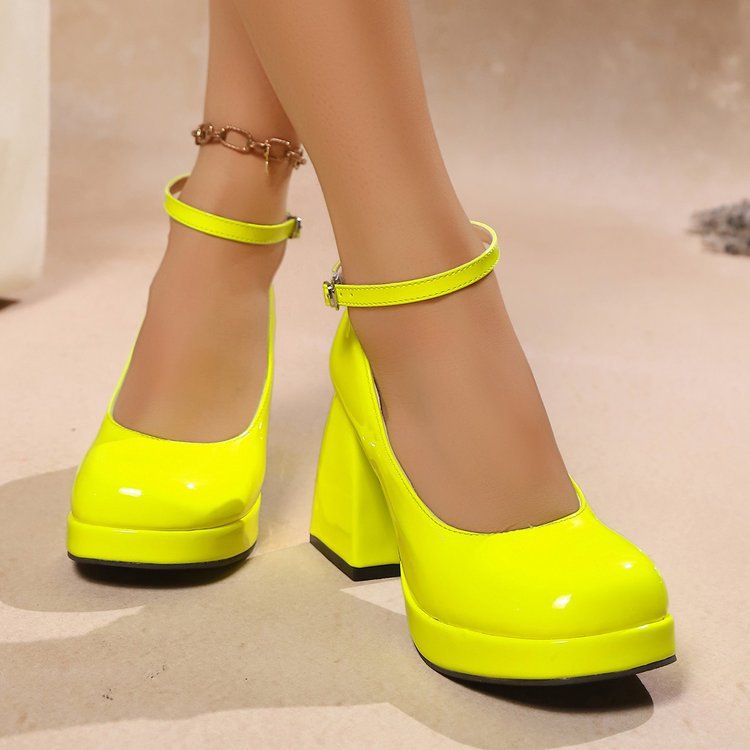 Baby Doll Chunky High Heels