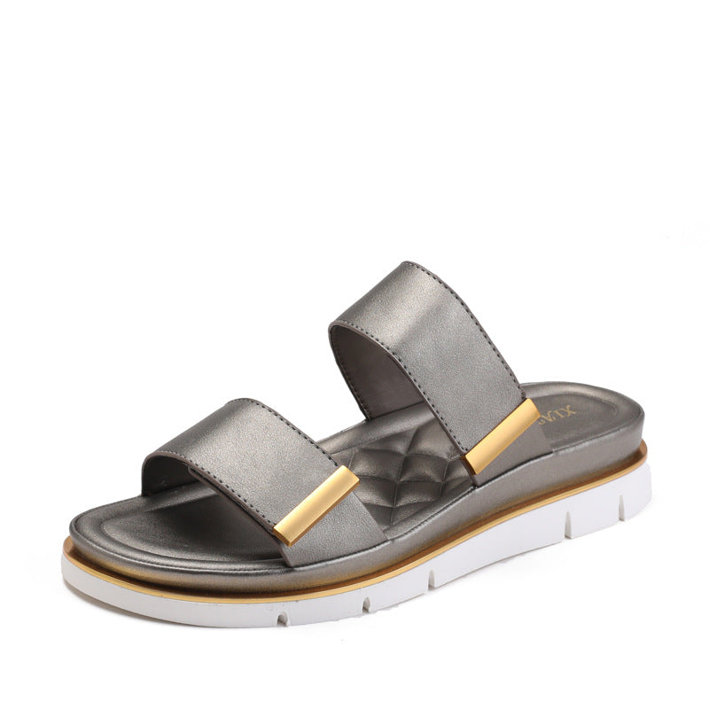 Velcro Platform Slippers
