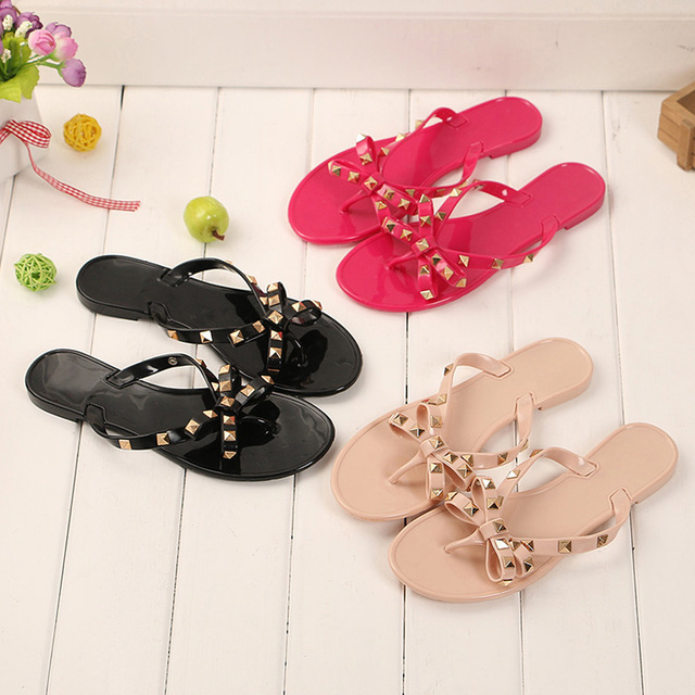 Rivet Slide Slippers