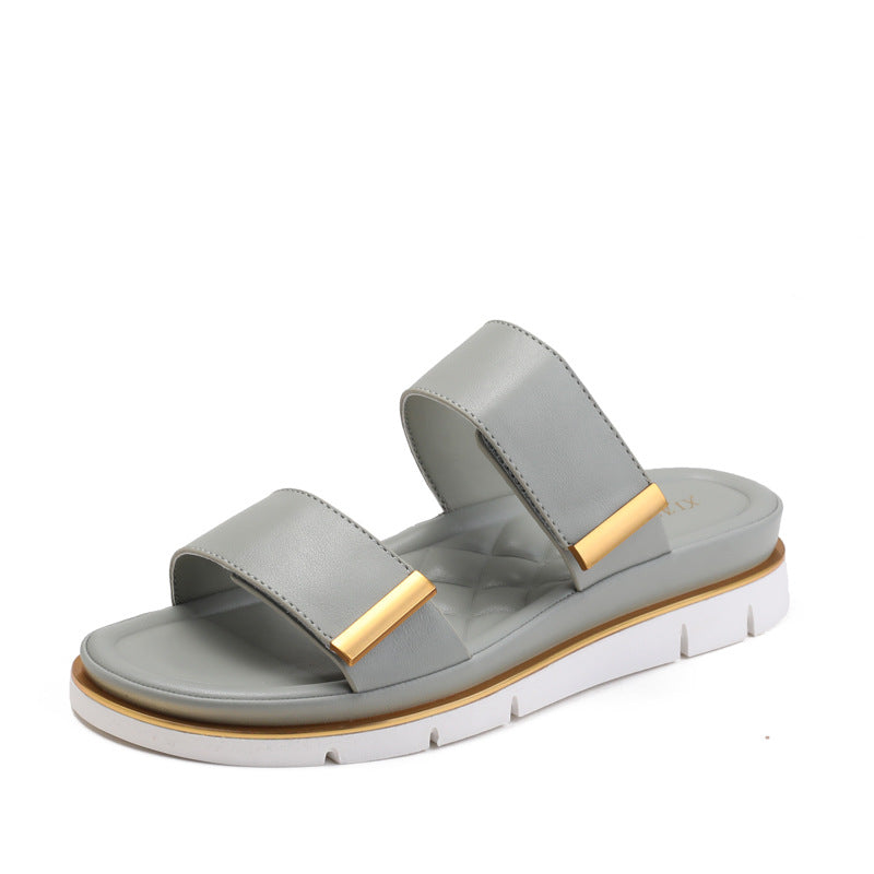 Velcro Platform Slippers