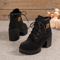 Chunky Heel Thick Bottom Boots