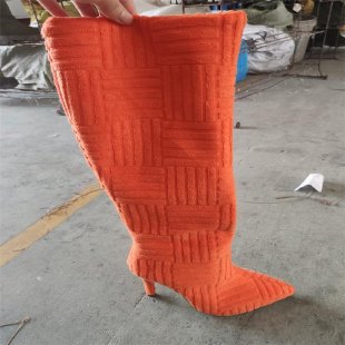 Pointed Toe Thermal Towel Boots