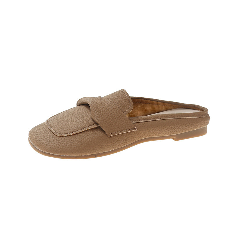 Closed Toe Half Loafer Slippers