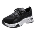 Leopard Print Lace Up Sports Sneakers