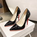 Red-Soled Pointed-Toe High Heels