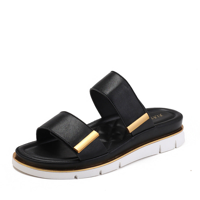 Velcro Platform Slippers