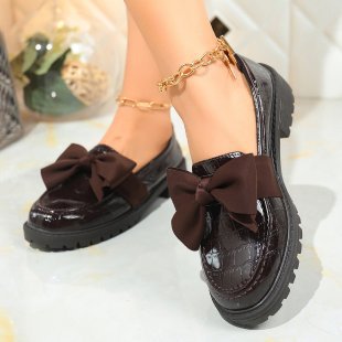 Bow Down | Patent Bow Loafers