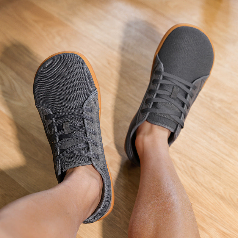 Breathable Casual Lace-Up Sneakers