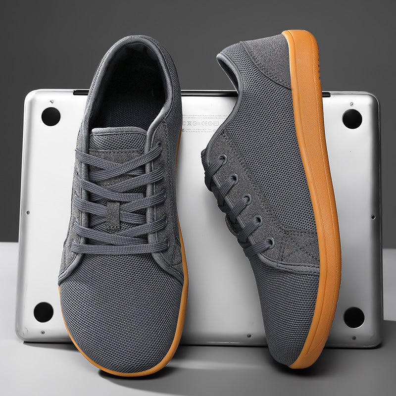 Breathable Casual Lace-Up Sneakers