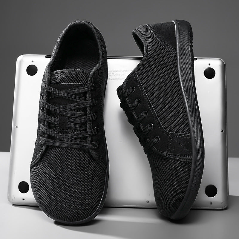 Breathable Casual Lace-Up Sneakers