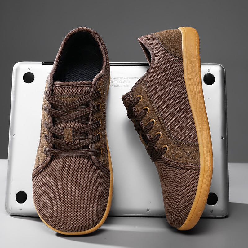 Breathable Casual Lace-Up Sneakers