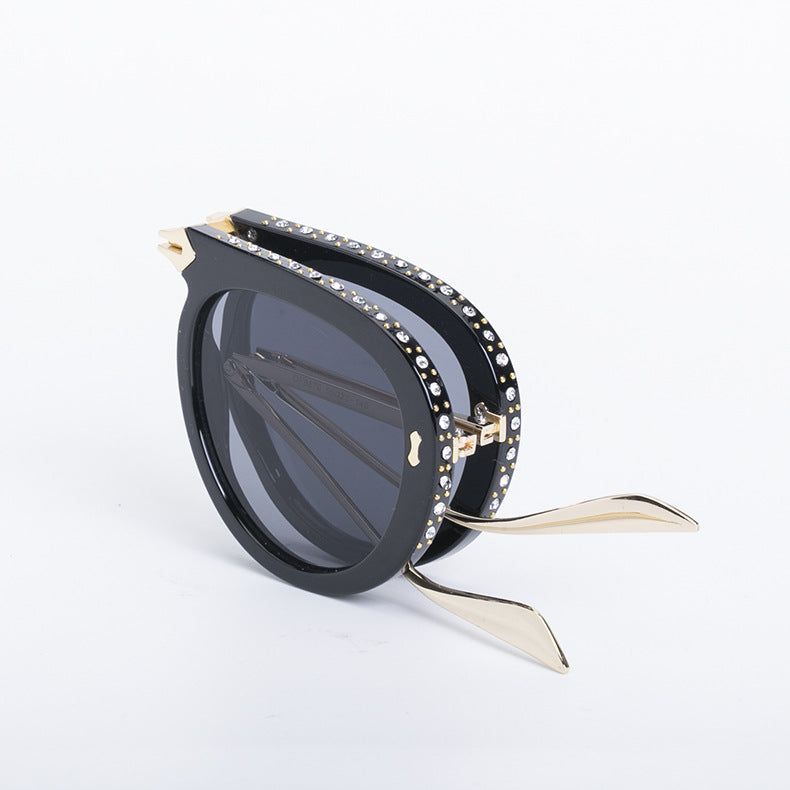 Diamond Attitude | Rhinestone Cat Eye Sunglasses