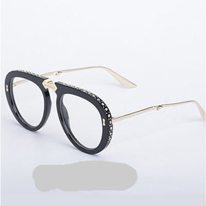 Diamond Attitude | Rhinestone Cat Eye Sunglasses