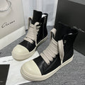 High-Top Leather Sneakers