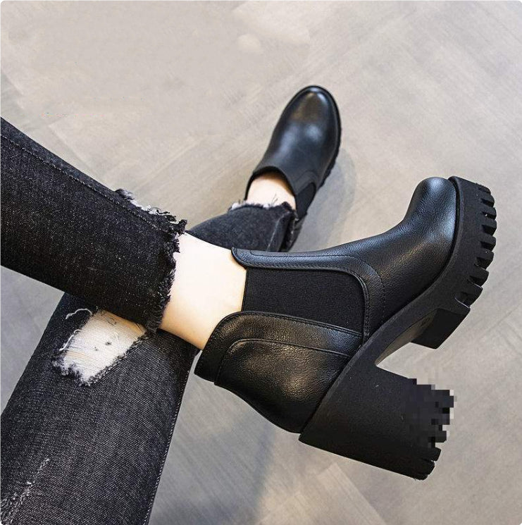 No Limits | Chunky Chelsea Ankle Boots