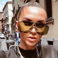 No Shade | Oversized Shield Sunglasses