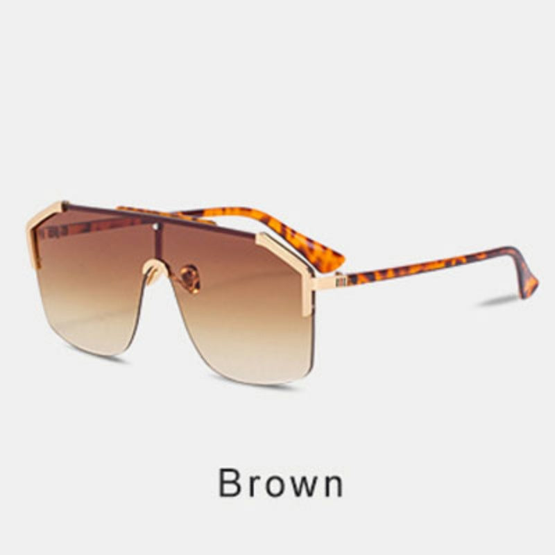 No Shade | Oversized Shield Sunglasses