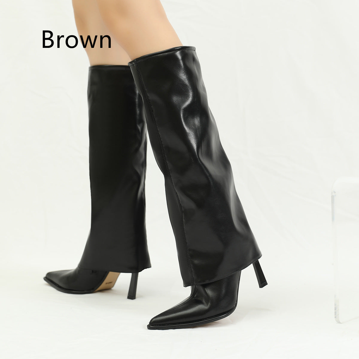 Noir Edge Stiletto Boot