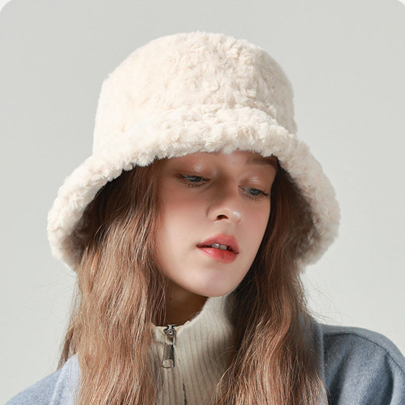 Soft Status | Faux Fur Bucket Hat