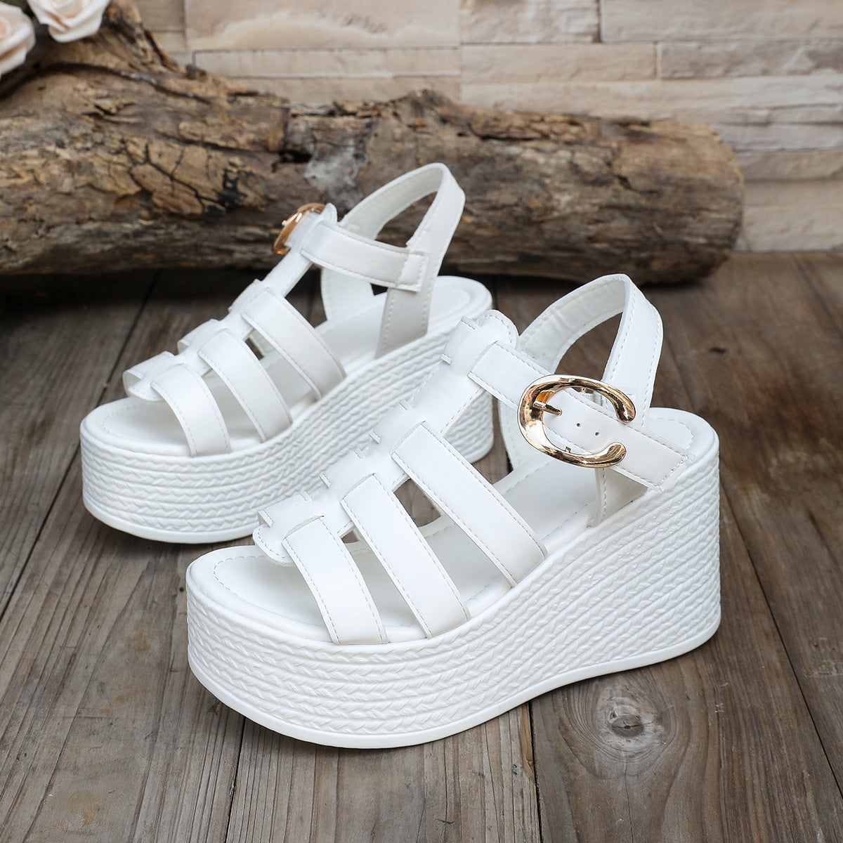 Wedge Thick-Soled Platform Sandals
