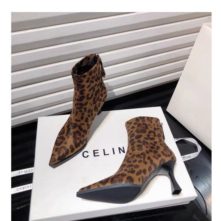 Wild Intentions | Pointed-Toe Kitten Heel Ankle Boots