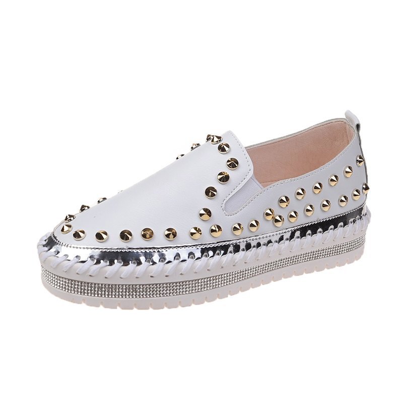 Rivet Flat Sneakers