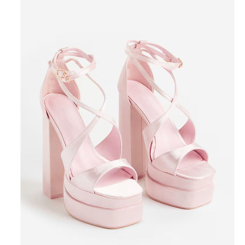 Ankle Strap Platform Sandals