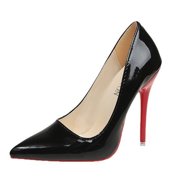 Red-Soled Pointed-Toe High Heels